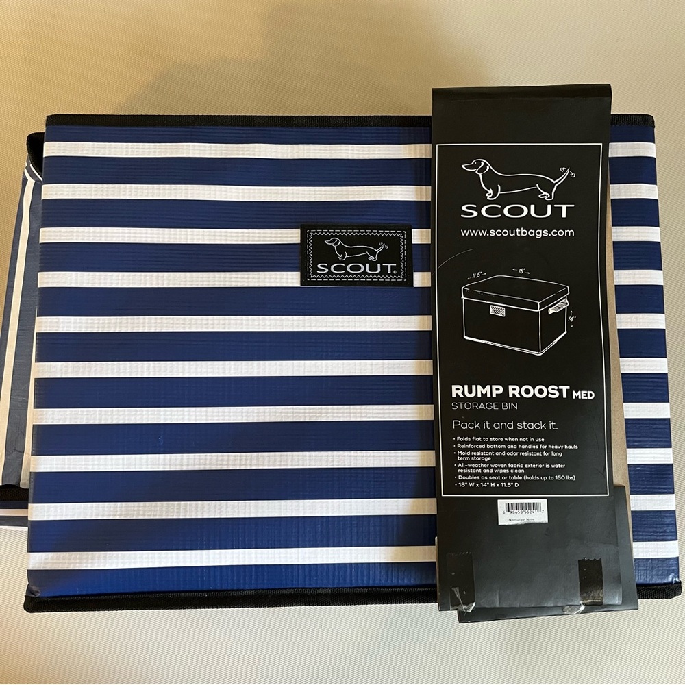 Scout Striped Storage Bin
